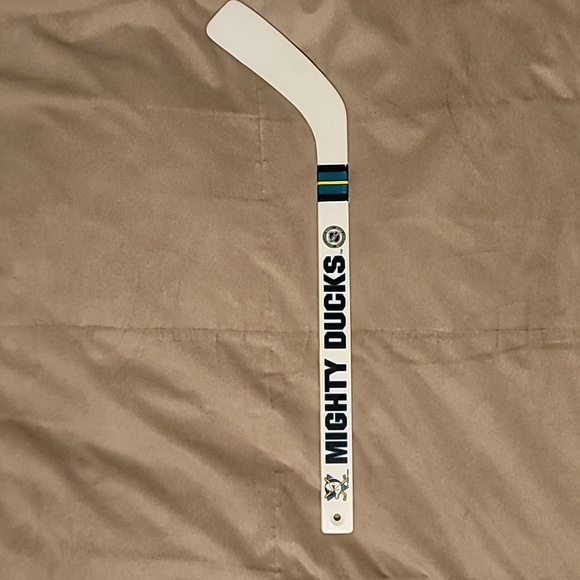 NHL Other - NHL Mighty Ducks vintage mini hockey stick